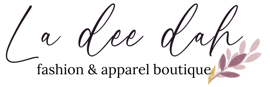 La dee dah fashion boutique floral logo